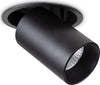 Faretto-Tubolare-Moderno-Nova-Alluminio-Nero-Led-12W-3000K-Luce-Calda