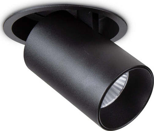 Faretto-Tubolare-Moderno-Nova-Alluminio-Nero-Led-12W-3000K-Luce-Calda
