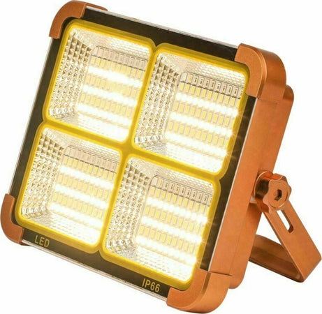 Faro 120W faretto LED con pannello solare integrato luce bianca naturale SOS IP66 Illuminazione/Illuminazione per esterni/Proiettori Zencoccostore - Formia, Commerciovirtuoso.it