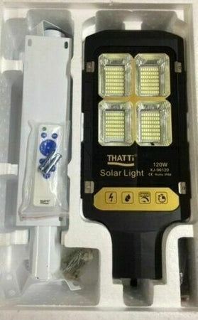 FARO 120W LAMPIONE 252 LED SMD CON PANNELLO SOLARE CREPUSCOLARE IP66 TELECOMANDO Illuminazione/Illuminazione per esterni/Proiettori Zencoccostore - Formia, Commerciovirtuoso.it