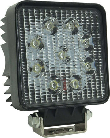 Faro 27W 9 LED Quadrato per AUTO JEEP BARCA 12V IP67 Illuminazione/Illuminazione per esterni/Proiettori Zencoccostore - Formia, Commerciovirtuoso.it