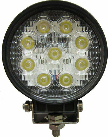 Faro 27W 9 LED Rotondo per AUTO JEEP BARCA 12V IP67 Illuminazione/Illuminazione per esterni/Proiettori Zencoccostore - Formia, Commerciovirtuoso.it