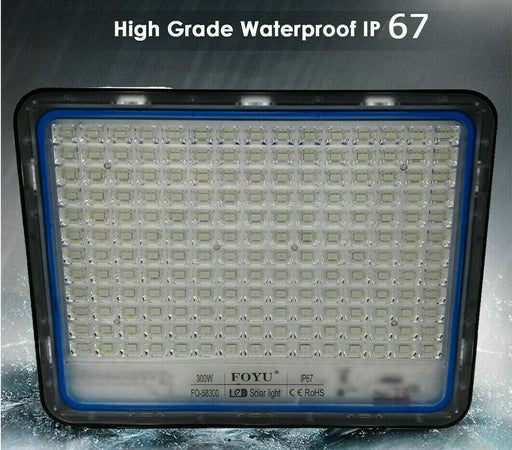 Faro 300W Faretto LED Con Pannello Solare Crepuscolare Luce Fredda IP67 Illuminazione/Illuminazione per esterni/Proiettori Zencoccostore - Formia, Commerciovirtuoso.it