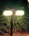 Faro-32-Led-Luce-Calda-Faretto-Pannello-Solare-Sensore-Crepuscolare-Per-Giardino