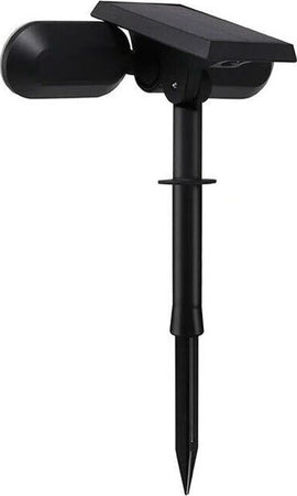 Faro-32-Led-Luce-Calda-Faretto-Pannello-Solare-Sensore-Crepuscolare-Per-Giardino