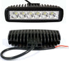 Faro-6-Led-Lampada-Supplementare-Profondita-X-Auto-Jeep-Fuoristrada-12v-18w-Ip68-Each