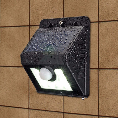 FARO 8 LED CON PANNELLO SOLARE RICARICABILE E SENSORE DI MOVIMENTO PER ESTERNO Illuminazione/Illuminazione per esterni/Proiettori Trade Shop italia - Napoli, Commerciovirtuoso.it