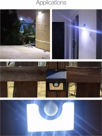 FARO 8 LED CON PANNELLO SOLARE RICARICABILE E SENSORE DI MOVIMENTO PER ESTERNO Illuminazione/Illuminazione per esterni/Proiettori Trade Shop italia - Napoli, Commerciovirtuoso.it