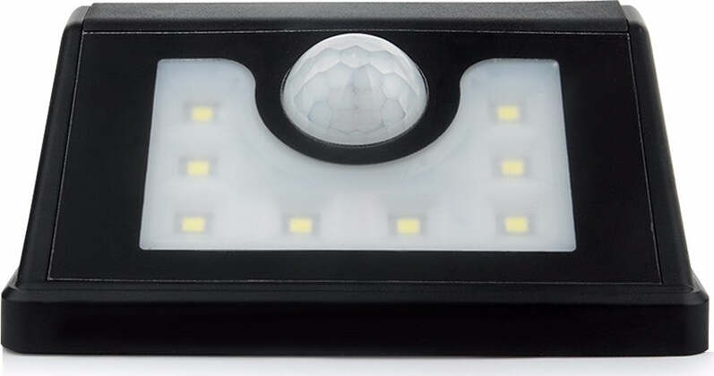 FARO 8 LED CON PANNELLO SOLARE RICARICABILE E SENSORE DI MOVIMENTO PER ESTERNO Illuminazione/Illuminazione per esterni/Proiettori Trade Shop italia - Napoli, Commerciovirtuoso.it