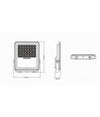 Faro A Led 150watt Con Pannello Solare Luce Naturale 4000k Telecomando Tk09-150w