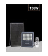 Faro A Led 150watt Con Pannello Solare Luce Naturale 4000k Telecomando Tk09-150w