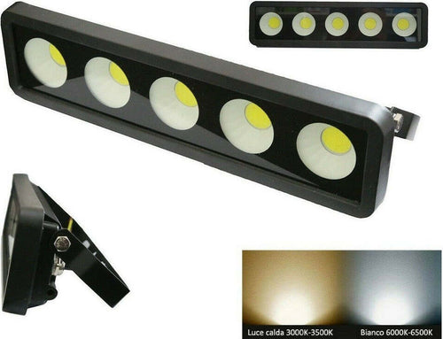Faro A Led Da Esterno Slim Faretto Sottile Ip65 50 Watt Led Flood Con Staffa Illuminazione/Illuminazione per esterni/Proiettori Trade Shop italia - Napoli, Commerciovirtuoso.it