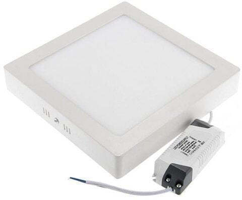 FARO A LED QUADRATO CON DRIVER 6W/12W/18W/25W/30W
