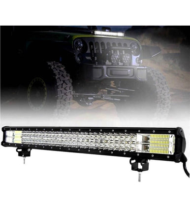 Faro Barra Supplementare Profondita Auto Fuoristrada 12v 24v 96 Led 288 W 6000k
