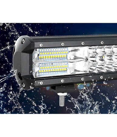 Faro Barra Supplementare Profondita Auto Fuoristrada 12v 24v 96 Led 288 W 6000k