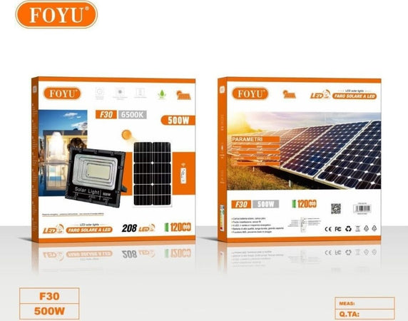 FARO-con-Pannello-Solare-LED-Sensore-Crepuscolare-100W-500W-800W-luce-6500k-ip67