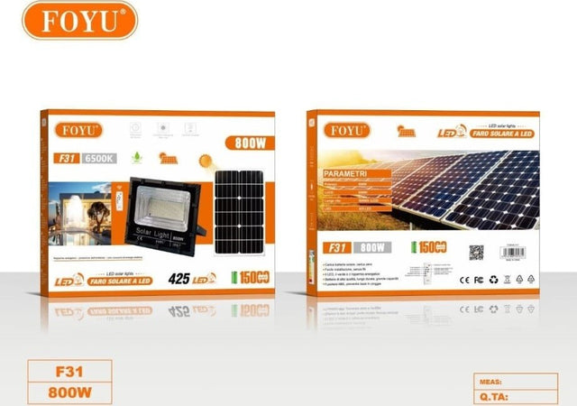 FARO-con-Pannello-Solare-LED-Sensore-Crepuscolare-100W-500W-800W-luce-6500k-ip67