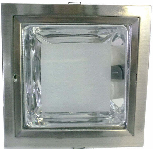 FARO DA INCASSO QUADRO FISSO PER 2 LAMPADE