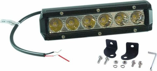 Faro da lavoro a barra 6 LED ad ampio raggio Flood 30W IP67