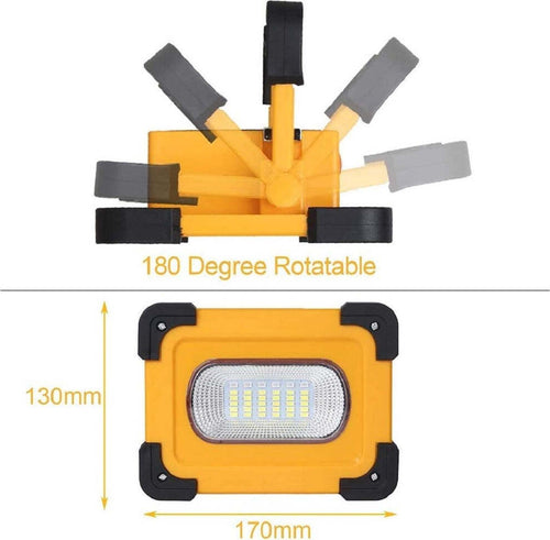 Faro Di Emergenza Led 60w Con Pannello Solare Ricaricabile Usb Sos Campeggio Fai da te/Prodotti per la costruzione/Illuminazione area di lavoro/Faretti Trade Shop italia - Napoli, Commerciovirtuoso.it
