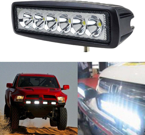 FARO DI PROFONDITÀ PER AUTO O FUORISTRADA A 6 LED DA 18 WATT 6000K IP68 Auto e Moto/Parti per auto/Luci lampadine e indicatori/Lampadine/Lampadine per esterno Trade Shop italia - Napoli, Commerciovirtuoso.it