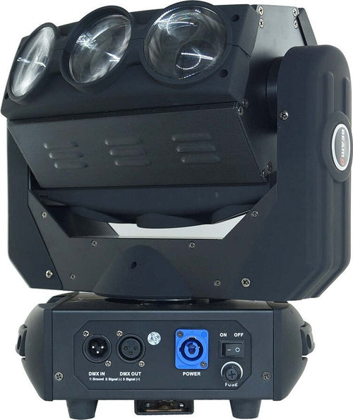 FARO DISCOTECA TESTA MOBILE 9 LED 360 GRADI RGBW MOVING HEAD LIGHT PROIETTORE Strumenti Musicali/Sonorizzazione e palcoscenico/Illuminazione/Dispositivi per effetti luce Trade Shop italia - Napoli, Commerciovirtuoso.it