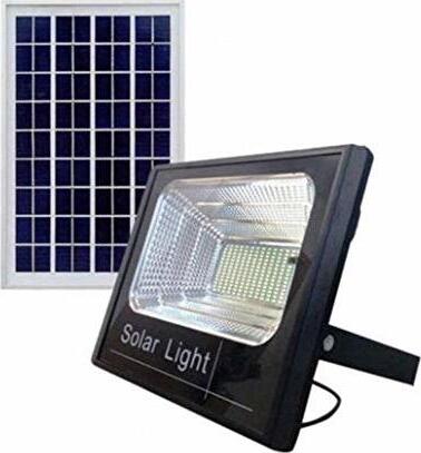 FARO-ENERGIA-SOLARE-LED-CON-PANNELLO-CREPUSCOLARE-+-TELECOMANDO-10W