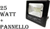 FARO-ENERGIA-SOLARE-LED-CON-PANNELLO-FARETTO-CREPUSCOLARE-+-TELECOMANDO-25W