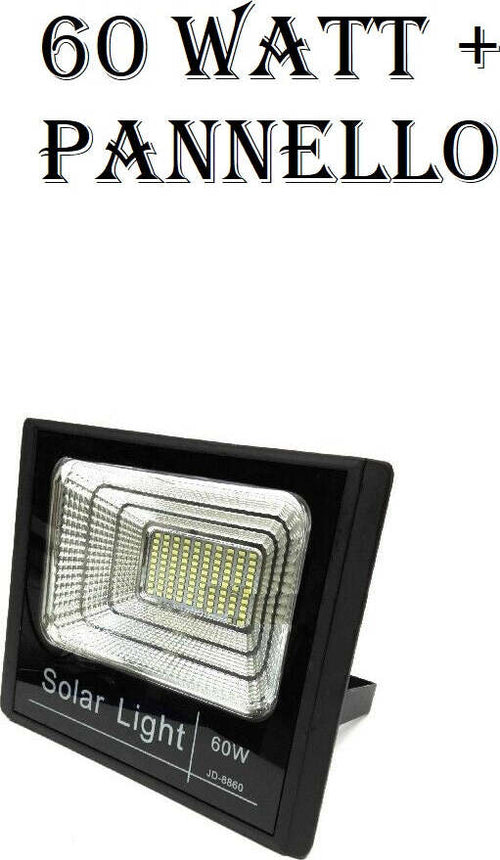FARO-ENERGIA-SOLARE-LED-CON-PANNELLO-FARETTO-CREPUSCOLARE-+-TELECOMANDO-60-WATT