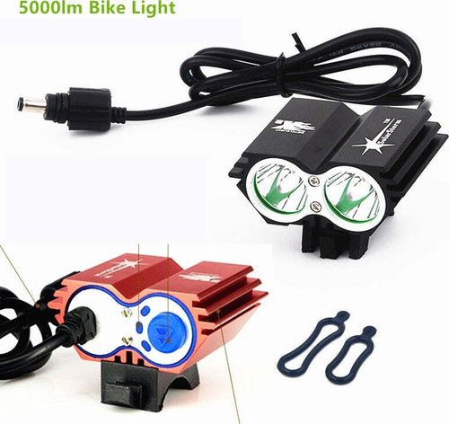 FARO FANALE LED BICI BICICLETTA BIKE MTB LED CREE 5000 LUMEN FANALE TESTA CASCO Sport e tempo libero/Attività ricreative all'aperto/Ciclismo/Luci e riflettori/Fanalini posteriori Trade Shop italia - Napoli, Commerciovirtuoso.it