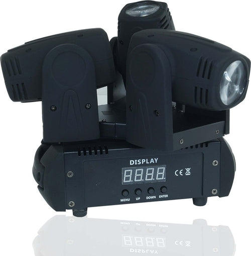 FARO FARETTO 3 LED RGBW TESTA ROTANTE EFFETTI DISCO DJ FLASH COLOR LED STROBO Strumenti Musicali/Sonorizzazione e palcoscenico/Illuminazione/Dispositivi per effetti luce Trade Shop italia - Napoli, Commerciovirtuoso.it
