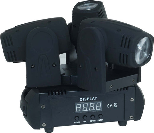 FARO FARETTO 3 LED RGBW TESTA ROTANTE EFFETTI DISCO DJ FLASH COLOR LED STROBO Strumenti Musicali/Sonorizzazione e palcoscenico/Illuminazione/Dispositivi per effetti luce Trade Shop italia - Napoli, Commerciovirtuoso.it