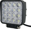 Faro Faretto 48W 16 LED Quadrato per AUTO JEEP BARCA 12V IP67 Illuminazione/Illuminazione per esterni/Proiettori Zencoccostore - Formia, Commerciovirtuoso.it