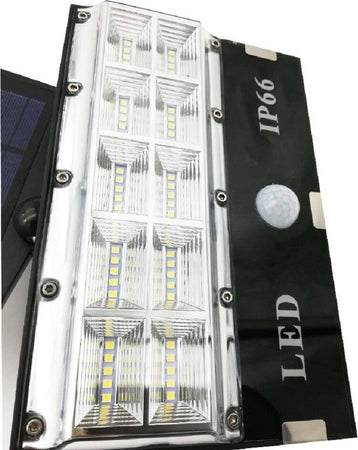 Faro Faretto 50 Led Sensore Movimento E Pannello Solare Ricaricabile Luce Bianca Illuminazione/Illuminazione per esterni/Proiettori Trade Shop italia - Napoli, Commerciovirtuoso.it