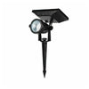 Faro Faretto A Led Giardino Picchetto Con Pannello Solare 10w Crepuscolare