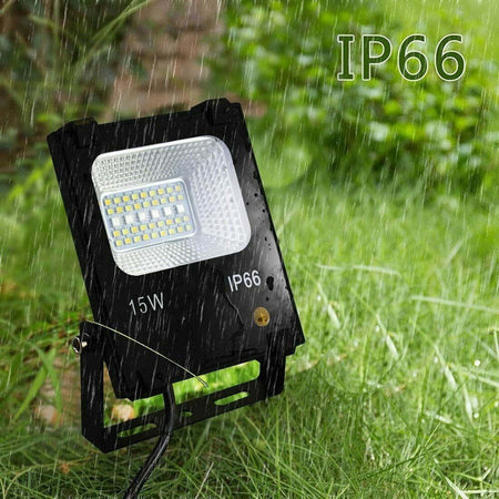Faro Faretto A Led Rgb + Cct Per Esterni Da 15w Con Telecomando Ir Proiettore Articoli da Giardino > Illuminazione da esterno > Faretti da esterno Trade Shop italia - Napoli, Commerciovirtuoso.it