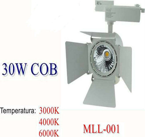 Faro Faretto Cob Led Binario Snodabile Luce Fredda Calda Naturale Soffitto 30w Faretti per interno Trade Shop italia - Napoli, Commerciovirtuoso.it