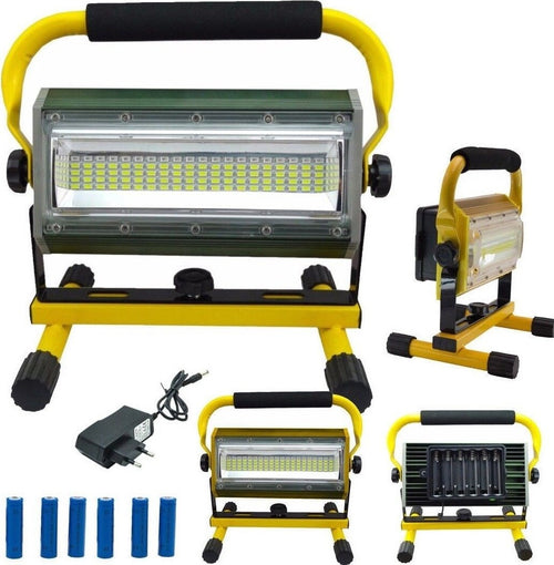 Faro Faretto Lampada Batterie Ricaricabile Portatile Esterno 100w Led W812 Illuminazione/Illuminazione per interni/Luci da incasso Trade Shop italia - Napoli, Commerciovirtuoso.it