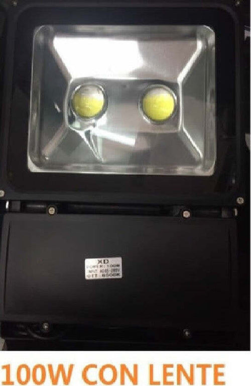 FARO FARETTO LED COB GIOVE IP66 LENTE 100 W WATT SPOT LAMPADA LUCE FREDDO FREDDA Illuminazione/Illuminazione per esterni/Proiettori Trade Shop italia - Napoli, Commerciovirtuoso.it