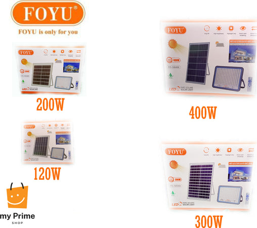 FARO FARETTO LED CON PANNELLO SOLARE LUCE FREDDA 120W 200W 300W 400W IP67 - FOYU Illuminazione/Illuminazione per esterni/Proiettori Zencoccostore - Formia, Commerciovirtuoso.it
