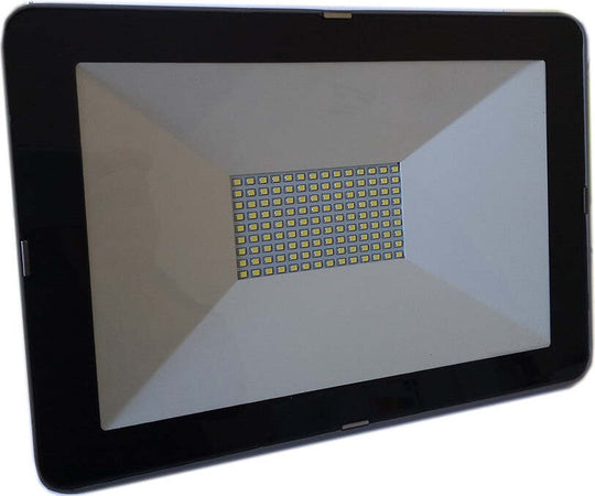 Faro Faretto Led Flood Light 100w Ip66 Bianco Naturale Slim Led Smd 100 Watt Illuminazione/Illuminazione per esterni/Proiettori Trade Shop italia - Napoli, Commerciovirtuoso.it