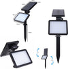 Faro Faretto Led Giardino 48 Led 10w Picchetto Pannello Energia Solare 2000mah Illuminazione/Illuminazione per esterni/Proiettori Trade Shop italia - Napoli, Commerciovirtuoso.it