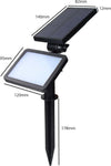 Faro Faretto Led Giardino 48 Led 10w Picchetto Pannello Energia Solare 2000mah Illuminazione/Illuminazione per esterni/Proiettori Trade Shop italia - Napoli, Commerciovirtuoso.it