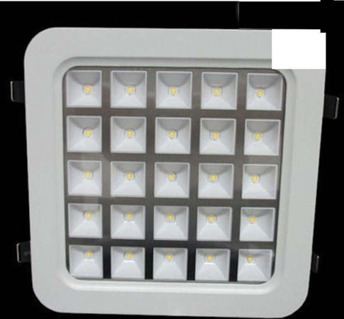 FARO FARETTO LED INCASSO A MOLLA 4W 9W 16W 25W QUADRATO CON CELLE A GRIGLIA  Trade Shop italia - Napoli, Commerciovirtuoso.it