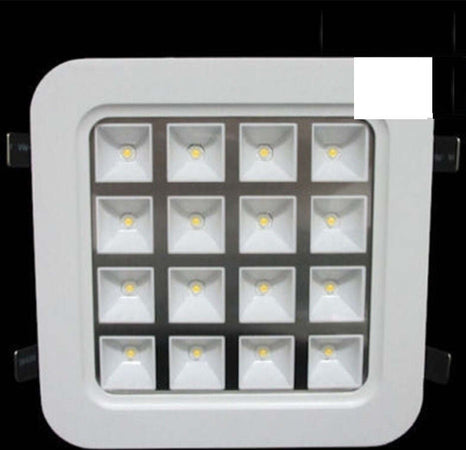 FARO FARETTO LED INCASSO A MOLLA 4W 9W 16W 25W QUADRATO CON CELLE A GRIGLIA  Trade Shop italia - Napoli, Commerciovirtuoso.it