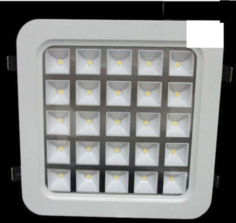 Faro Faretto Led Incasso A Molla 4w 9w 16w 25w Quadrato Con Celle A Griglia Illuminazione/Illuminazione per esterni/Proiettori Trade Shop italia - Napoli, Commerciovirtuoso.it