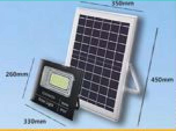Faro Faretto Led Pannello Solare Fotovoltaico Ip67 100w Con Telecomando Led-8193 Illuminazione/Illuminazione per esterni/Proiettori Trade Shop italia - Napoli, Commerciovirtuoso.it