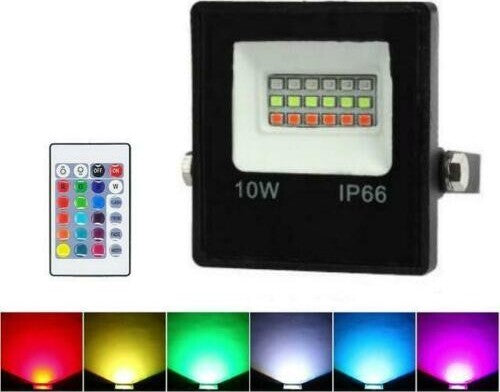 Faro Faretto LED RGB Esterno IP65 10W 20W 30W 50 Watt Multicolore + Telecomando Illuminazione/Illuminazione per esterni/Proiettori Zencoccostore - Formia, Commerciovirtuoso.it