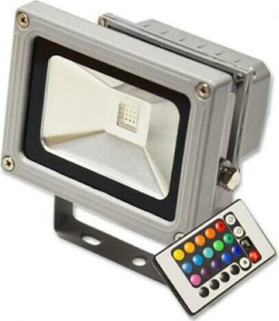 Faro Faretto LED RGB Esterno IP65 10W 20W 30W 50 Watt Multicolore + Telecomando Illuminazione/Illuminazione per esterni/Proiettori Zencoccostore - Formia, Commerciovirtuoso.it