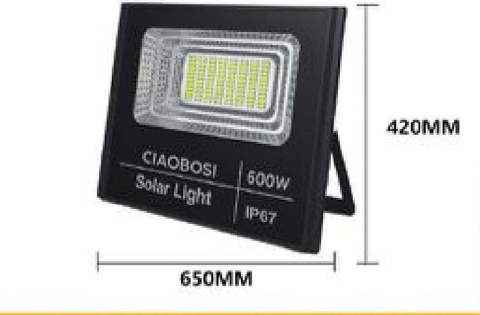 Faro Faretto Led Ricarica Solare Con Crepuscolare 600w Con Telecomando Led-8547 Illuminazione/Illuminazione per esterni/Proiettori Trade Shop italia - Napoli, Commerciovirtuoso.it